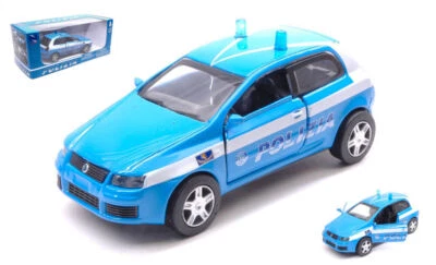 MODELLINO AUTO STATICO NEW RAY FIAT STILO POLIZIA MODELLISMO SCALA 1/32 - Immagine 1 di 4