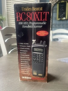 Uniden BEARCAT BC80XLT 50 Channel 800 MHz Programmable Handheld Radio Scanner - Picture 1 of 6