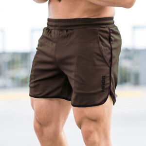 Men's Sports Training Summer Shorts Bodybuilding Workout Fitness GYM Short Pants