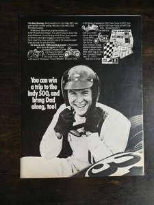 Vintage 1971 MPC 500 1972 Camaro Dan Gurney Model Full Page Original Ad 324 - Picture 1 of 1