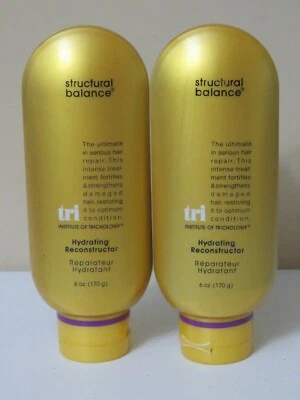 2- TRI STRUCTURAL BALANCE HYDRATING RECONSTRUCTOR 6 OZ EACH Foto 1 de 3
