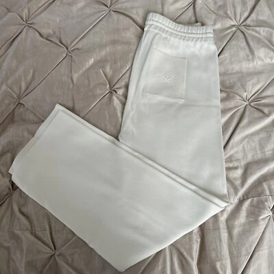 Pantalón SANDRO Malibu Para Mujer (UE) 38 Tejido Cordón Cintura Bordado Logo Foto 1 de 4