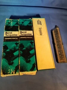 Vintage Berol Turquoise Drawing Pencils - Picture 1 of 14