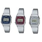 Casio LA670 Series Small Silver Women's Stainless Steel Casual Digital Watch