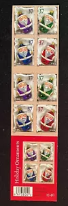 United States Scott 3886b 2004 37¢x20 Christmas Ornament Self-Adhesive Booklet - Picture 1 of 2