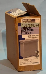 Hubbell Wiegmann Indoor Enclosure 8" x 8”x 4” Screw Cover Junction / Pull Box - Picture 1 of 5