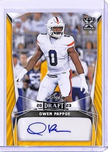2023 Leaf Draft Autographs Gold #BA-OP1 Owen Pappoe Auto Football Card ID:28269 - Picture 1 of 2