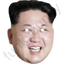 Kim Jong-un Celebrity Card Face Mask - Ready To Wear - Fancy Dress