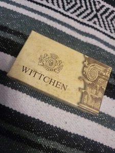 NEW Wittchen Brown Compact  Leather Lipstick Coin Lighter Case Small - Picture 1 of 7