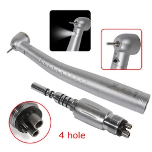 Dentale Fiber Optic Turbina Handpiece 4Hole LED Attacco rapido fit KaVo dentista - Picture 1 of 31