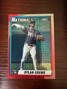 2025 Topps Series 2 Dylan Crews Silver Pack Mojo Refractor Rookie RC - Picture 1 of 1