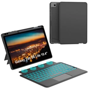 for Samsung Galaxy Tab S6 Lite 10.4 Inch Case with Keyboard - Smart Trackpad, 7 - Picture 1 of 8