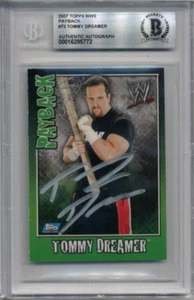 2007 -Tommy Dreamer- Beckett BAS Topps Signed/Autograph/Auto WWE Card #73 - Picture 1 of 1