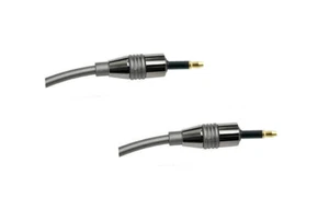 Hosa OMM-305 5FT Fiber Optic Cable 3.5mm to 3.5mm Male Plug Optical Tip Audio - Picture 1 of 1