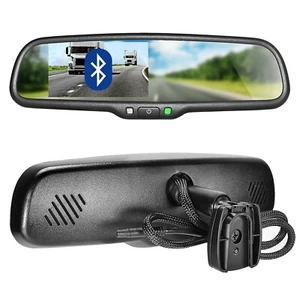 Espejo retrovisor Master Tailgaters OEM con LCD brillante automático de 4,3" y Bluetooth - Imagen 1 de 8