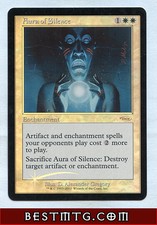 MTG Aura of Silence #B Foil FNM Promo