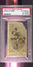 1922 E120 American Caramel Frank Ellerbe Browns PSA AA Graded Baseball Card