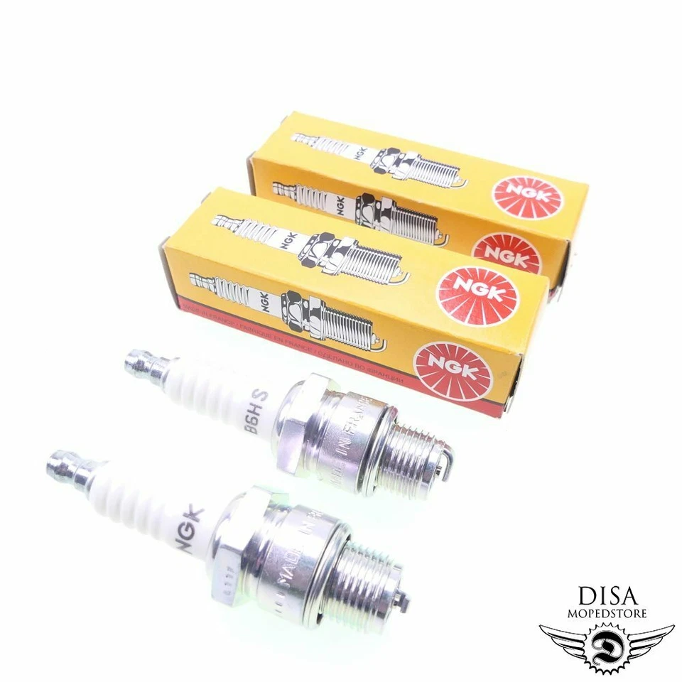 2x Zündkerzen SET NGK B6HS für Hercules Prima M 2 3 4 5 S Mofa - Bild 1 von 1
