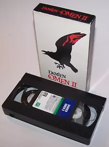 1992 Damien Omen II Part 2 (1978) VHS Video Cassette Fox Video - Imagen 1 de 3