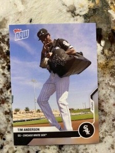 2020 TOPPS NOW ROAD TO OPENING DAY RTOD CARD CHICAGO WHITE SOX TIM ANDERSON