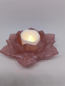 Tranquil Lotus Tealight Holder - Picture 1 of 4