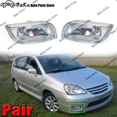 1 par de luces antiniebla para parachoques delantero Suzuki Aerio/Liana 2004 2005 2006 2007-2012 Foto 1 de 4