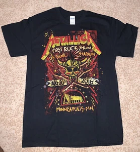 Metallica Minneapolis 2016 First US Bank Stadium Concert T-Shirt Men’s Med-Rare - Picture 1 of 6
