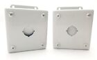 Lot of 2 Hoffman E1PBG Pushbutton Switch Enclosures, Ø22.5mm, 3.5 x 3.25 x 2.75"
