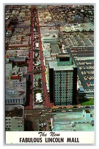 Carte postale chromée Lincoln Road Mall Miami Beach Floride FL UNP G20 - Photo 1/2