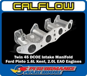 Dual 45 DCOE Weber Style Intake Manifold suits Ford Pinto 1.6 Kent 2.0 EAO - Picture 1 of 7