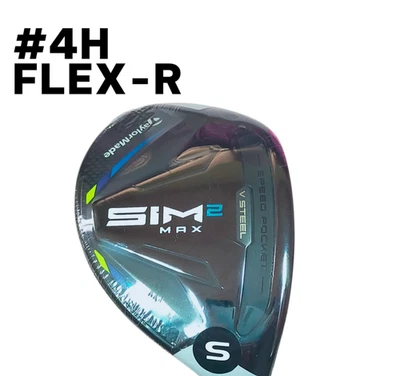 TaylorMade SIM2 MAX 4 Hybrid 22° TENSEI BLUE TM60 Flex R RH w/ Headcover New - Image 1 of 4