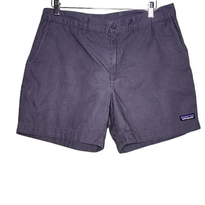 Pantalones Cortos Patagonia Para Hombres Gris Algodón Orgánico Cáñamo Clásico Inclinado Bolsillo Frontal 34 Foto 1 de 4