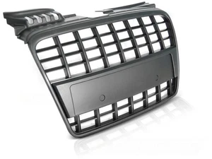 Front Grille Matt Black for AUDI A4 B7 8E Facelift 2004-2008 standard bumper EU  - Bild 1 von 4
