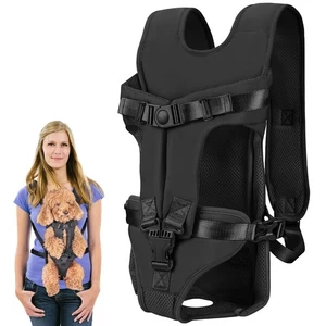 Haustiertrage Rucksack, verstellbare Hundetrage vorne, Beine raus Hundetruhe Carrie... - Bild 1 von 6