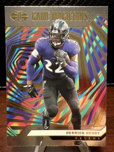 Derrick Henry Game Magicians Insert-2024 Panini Illusions #21 Baltimore Ravens - Picture 1 of 2