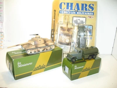 Solido Original Package N.32 + N.33 Military, AMX 30 B2 Tank + GMC Tanker - Image 1 of 3