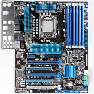 Asus P6X58D-E LGA1366 ATX Motherboard DDR3 Intel X58 USB 3.0 SPDIF Nvidia SLI - Picture 1 of 8
