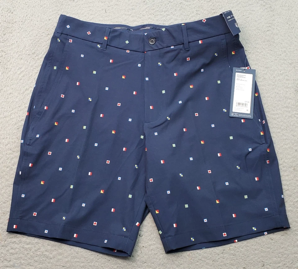 Pantalones Cortos de Golf Walter Hagen Para Hombre 32 Multicolor Rendimiento Elastizados Absorbentes de Humedad Foto 1 de 4