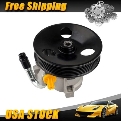 US Power Steering Pump w/ Pulley for Chevy Aveo Pontiac G3 Wave 07-18 96801443 - Image 1 of 4