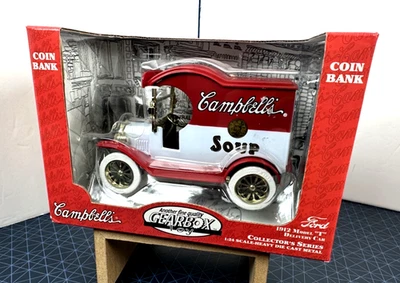 Campbell's Soup 1912 Ford Model T Coin Bank - 1997, Gearbox, Die-Cast 1/24 Scale - Image 1 of 4