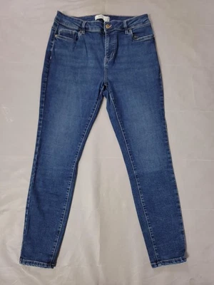 Next Jeans Size 14 R Skinny High Rise Soft Comfort Stretch - Image 1 of 4