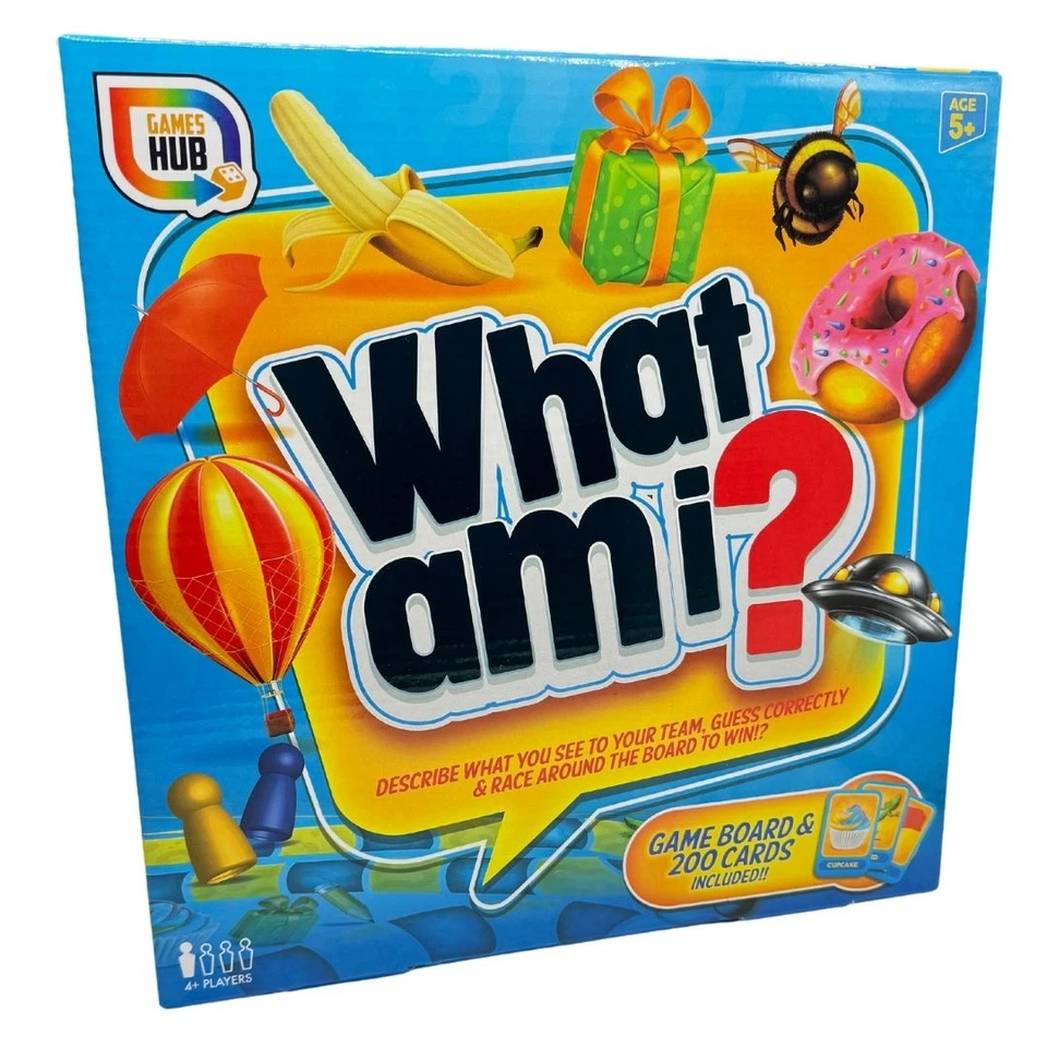 What Am I? Guessing Board Game Kids Family Party Xmas Gift Ages 5+ 4+ Players - Image 1 of 1