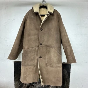 Antartex SCHOTTLAND Lammfell Lammfell Shearling Wolle Ledermantel XL-XXL? 38 H.H - Bild 1 von 10