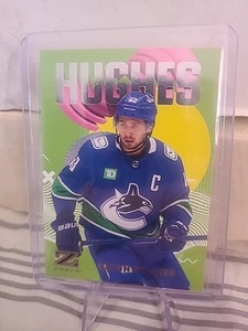 2023-24 Skybox Metal Universe - Z-Force #27 Quinn Hughes - Bild 1 von 2