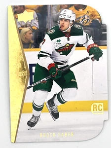 2023-24 Upper Deck Series 2 Gold Foil Die Cut Rookie - Brock Faber #RDT-12 (RC) - Picture 1 of 2
