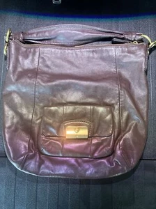 COACH💥VINTAGE-CLASSIC💥Kristin Black Leather Hobo Bag - Picture 1 of 4