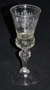 BAROCK MILITARIA HELDEN REITER POKAL SINNSPRUCH INSCHRIFT SACHSEN UM 1750 - Picture 1 of 12