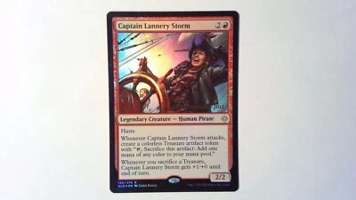 Prerelease Foil Captain Lannery Storm REAL PHOTOS Ixalan Magic the Gathering - Image 1 of 2