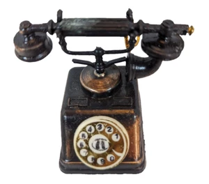 NIB Vintage Metal Die Cast Pencil Sharpener Rotary Dial Phone - Picture 1 of 7