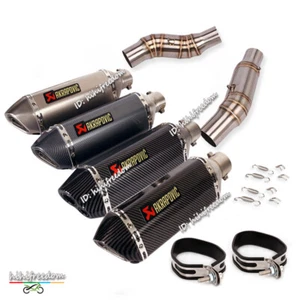 Silenciador de tubo de escape deslizable 51 mm para Kawasaki Z1000 2010-2025 Z1000SX 10-19 - Imagen 1 de 12
